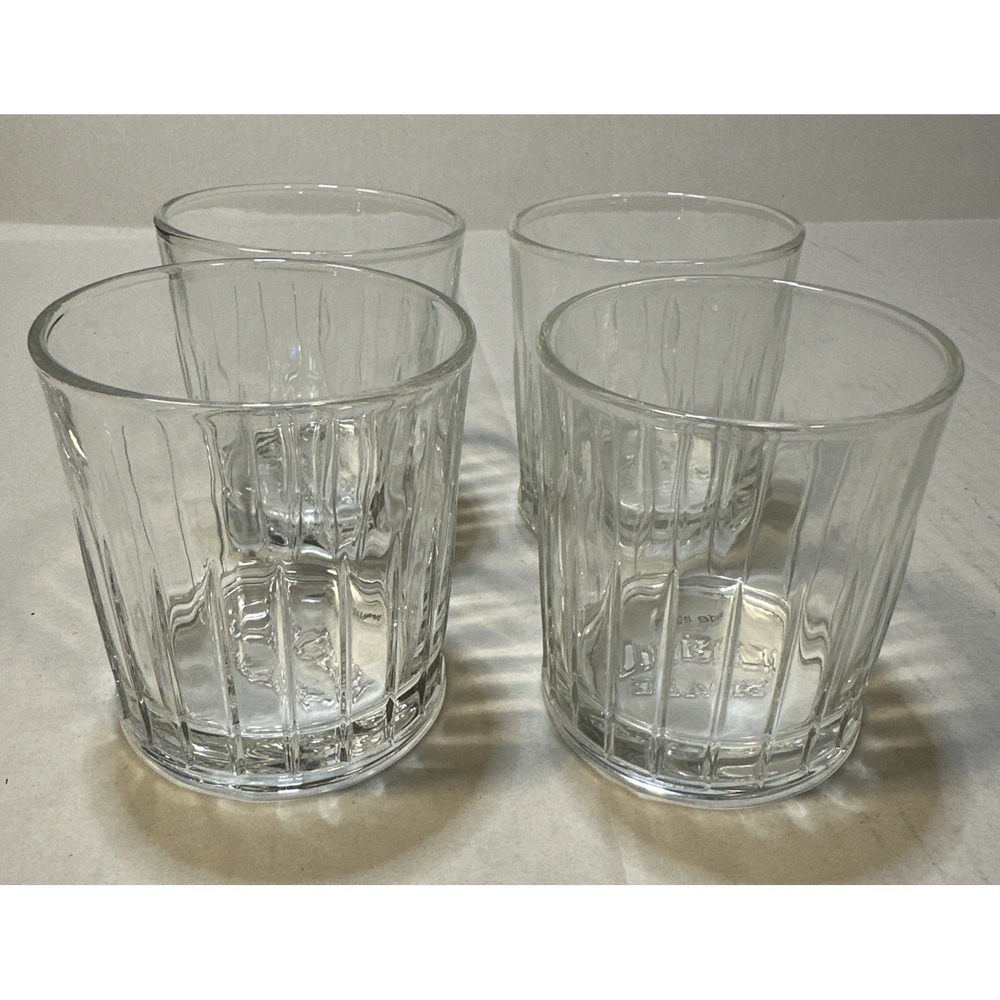 Jim Beam‎ Black Whiskey Lowball. Bourbon Sampler Glass Set 4